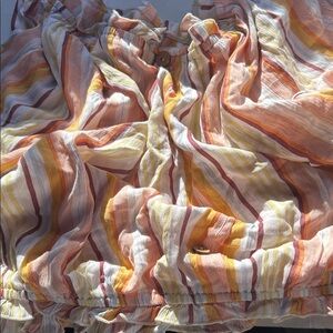 For bundles only - Salty Lemon Striped Crop Top - Multicolor XL